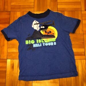 Old Navy Blue Graphic Short Sleeve Tee